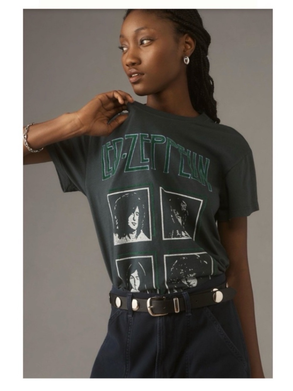 Anthropologie Letluv Led Zeppelin Graphic Tee